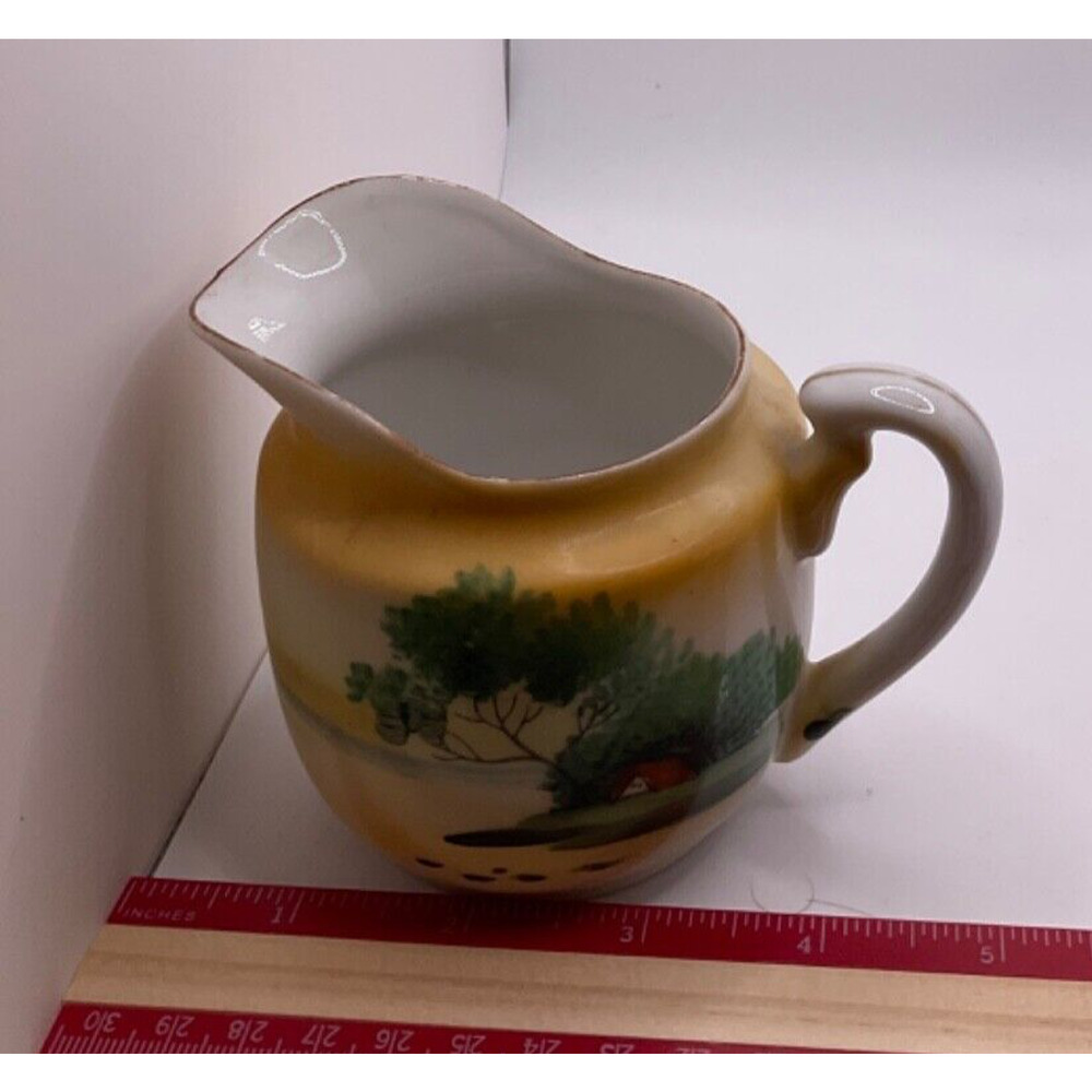 Japanese Vintage Creamer Pitcher ‎ 3.5 Inches Tall RETRO Collectible